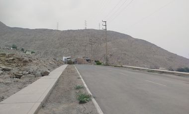 VENTA DE TERRENO EN URB. MIRASOL DE HUAMPANI, CHOSICA