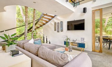 Casa en Sierra del Mar, entre la jungla, con alberca privada, vistas a las montañas. Un paraíso de tranquilidad y naturaleza