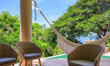 Casa en Sierra del Mar, entre la jungla, con alberca privada, vistas a las montañas. Un paraíso de tranquilidad y naturaleza