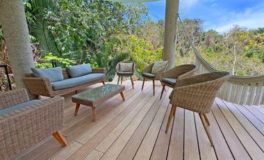 Casa en Sierra del Mar, entre la jungla, con alberca privada, vistas a las montañas. Un paraíso de tranquilidad y naturaleza