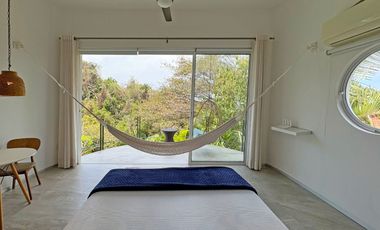 Casa en Sierra del Mar, entre la jungla, con alberca privada, vistas a las montañas. Un paraíso de tranquilidad y naturaleza