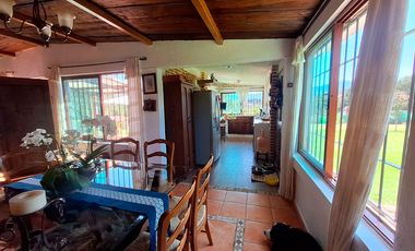Cabaña en venta en Huasca de Ocampo, con amplio terreno y caballerizas.