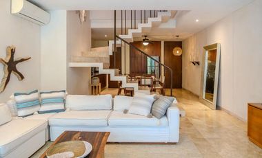 Vista verde garantizada! Exclusiva Propiedad de 2 recámaras con Jardín y Alberca en Luum Zama, Aldea Zama