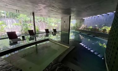 Vista verde garantizada! Exclusiva Propiedad de 2 recámaras con Jardín y Alberca en Luum Zama, Aldea Zama