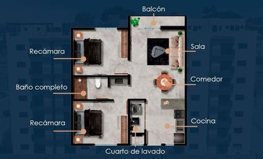Departamento en Venta Fundadores