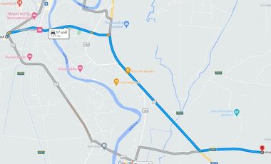 ลดราคาไม่ต้องต่อ!!!! ขายที่ดินต่ำกว่าราคาประเมิน พร้อมบ้านทรงโรมัน ติดถนน 2 ด้าน 33-1-69 ไร่