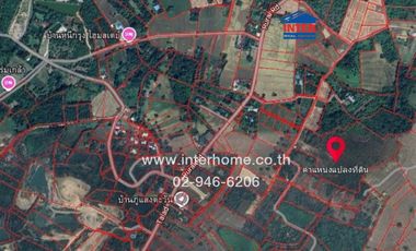 Vacant land 40 rai 49.9 sq.w. Vacant land near Nong Saeng School, near Nong Saeng School, Talat Road, Rural Highway 3239, Pak Phli, Nakhon Nayok