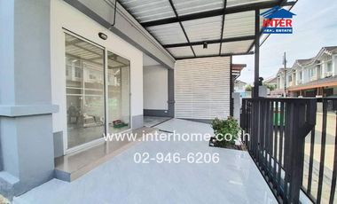 2-storey townhouse, 23.8 sq.w., Pruksa Village 76, Soi Kaew In, Kanchanaphisek Road, Kaew In-Bang Mae Nang Road, Bang Yai, Nonthaburi