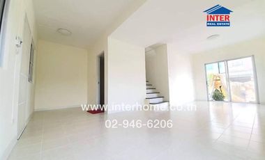 2-storey townhouse, 23.8 sq.w., Pruksa Village 76, Soi Kaew In, Kanchanaphisek Road, Kaew In-Bang Mae Nang Road, Bang Yai, Nonthaburi