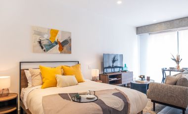 LOFT A DOS CUADRAS DE REFORMA POR EL CABALLITO VIVE COMO EN UN HOTEL