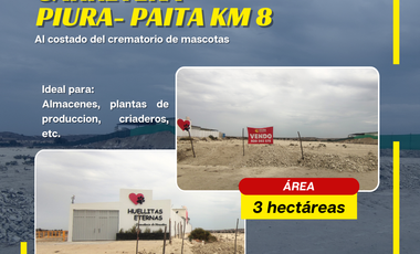 VENDO TERRENO DE 3 HECTAREAS CARRETERA PIURA PAITA