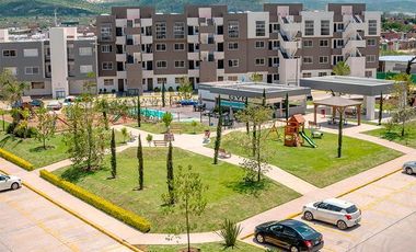 DEPARTAMENTO EN RENTA AMUEBLADO EN RUBÍ RESIDENCIAL, LEON GTO. ZONA SUR.EN PLANTA BAJA A 12 MINUTOS DE PUERTO INTERIOR.