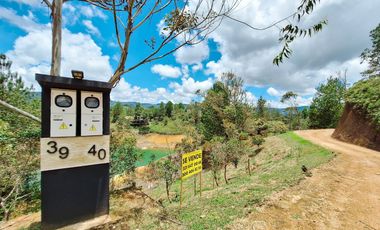 Hermoso lote en venta con represa en Tierra Prometida Guatapé