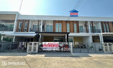 2-storey townhouse, 22 sq m, Suetrong Cozy Village, Phase 3, Soi 7, Kanchanaphisek Road, Rangsit-Nakhon Nayok Road, Thanyaburi, Pathum Thani
