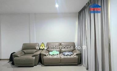 2-storey townhouse, 22 sq m, Suetrong Cozy Village, Phase 3, Soi 7, Kanchanaphisek Road, Rangsit-Nakhon Nayok Road, Thanyaburi, Pathum Thani