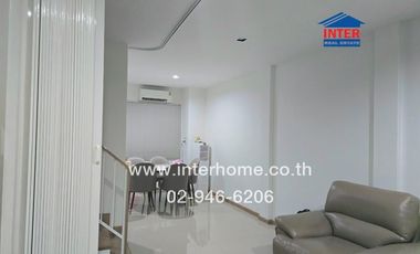 2-storey townhouse, 22 sq m, Suetrong Cozy Village, Phase 3, Soi 7, Kanchanaphisek Road, Rangsit-Nakhon Nayok Road, Thanyaburi, Pathum Thani