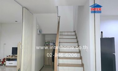 2-storey townhouse, 22 sq m, Suetrong Cozy Village, Phase 3, Soi 7, Kanchanaphisek Road, Rangsit-Nakhon Nayok Road, Thanyaburi, Pathum Thani