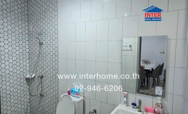 2-storey townhouse, 22 sq m, Suetrong Cozy Village, Phase 3, Soi 7, Kanchanaphisek Road, Rangsit-Nakhon Nayok Road, Thanyaburi, Pathum Thani