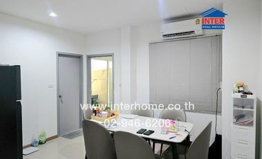 2-storey townhouse, 22 sq m, Suetrong Cozy Village, Phase 3, Soi 7, Kanchanaphisek Road, Rangsit-Nakhon Nayok Road, Thanyaburi, Pathum Thani
