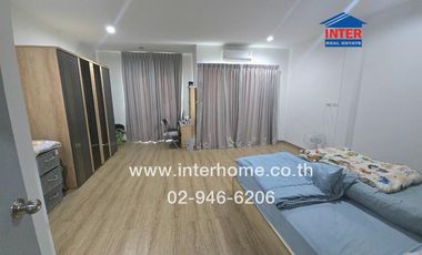 2-storey townhouse, 22 sq m, Suetrong Cozy Village, Phase 3, Soi 7, Kanchanaphisek Road, Rangsit-Nakhon Nayok Road, Thanyaburi, Pathum Thani