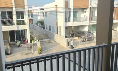 2-storey townhouse, 22 sq m, Suetrong Cozy Village, Phase 3, Soi 7, Kanchanaphisek Road, Rangsit-Nakhon Nayok Road, Thanyaburi, Pathum Thani