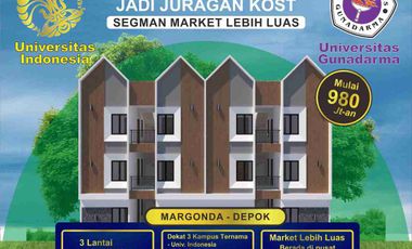 JADI JURAGAN KOST DI LOKASI STRATEGIS DEKAT KAMPUS UI DAN GUNADARMA