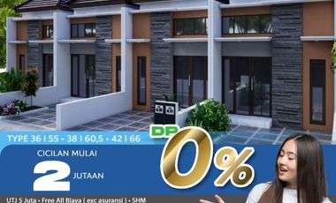 Rumah murah SHM Ready bisa KPR // WAGE ALOHA