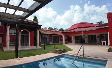 Residencia exclusiva de un nivel dentro de Mérida Yucatán
