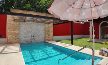Residencia exclusiva de un nivel dentro de Mérida Yucatán