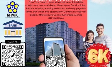 Studio Unit Convert 1BR at METROTOWNE CONDOMINIUM LAS PINAS.