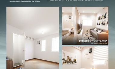 Studio Unit Convert 1BR at METROTOWNE CONDOMINIUM LAS PINAS.