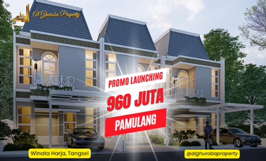 RUMAH 2 LANTAI MURAH 3KT 900 JT-AN WITANA HARJA PAMULANG TANGSEL