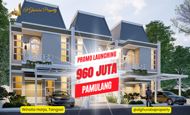 RUMAH 2 LANTAI MURAH 3KT 900 JT-AN WITANA HARJA PAMULANG TANGSEL