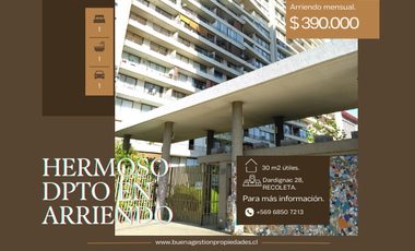 departamento de un dormitorio + estacionamiento