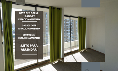 departamento de un dormitorio + estacionamiento