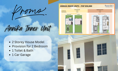 2 Bedroom House & Lot for Sale Near Clark Pampanga Sunnyvale 2 Tarlac