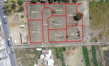 TERRENO DE VENTA MONTALVO, AMBATO