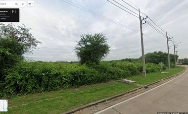 Cheap purple land for sale to build a factory, Mahachai Zone  (area 19-3-79.5 rai, selling for 9.5 million per rai, totaling 189 million),  Mueang Dis
