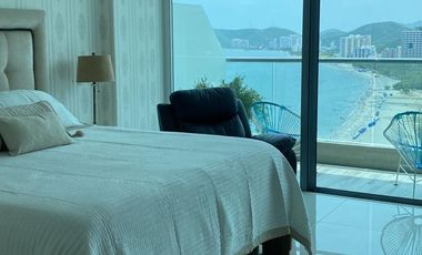 APARTAMENTO AMOBLADO EN ARRIENDO-SANTA MARTA- BARRIO BELLO HORIZONTE AL LADO DEL ZUANA