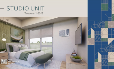 Pre-Selling: Studio Unit, One Manresa Place Uptown Cagayan de Oro City