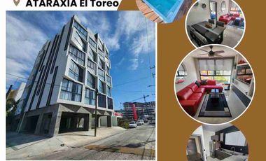 DEPARTAMENTO EN VENTA EN TORRE ATARAXIA EL TOREO  MAZATLAN SINALOA