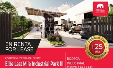 Renta de Bodega Industrial 758.17 m² | ELITE LAST MILE INDUSTRIAL PARK III | El Salto