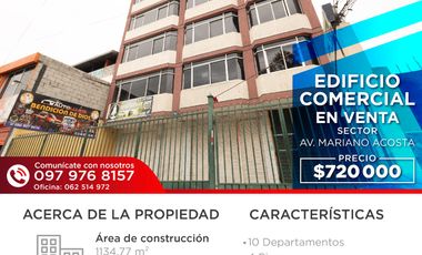 EDIFICIO COMERCIAL AV. CRISTOBAL DE TROYA, IBARRA