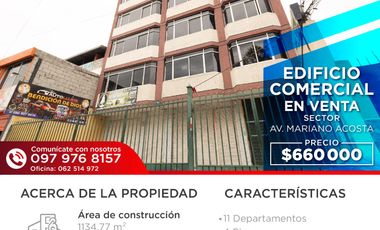 EDIFICIO COMERCIAL AV. CRISTOBAL DE TROYA, IBARRA