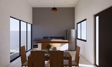 Casa en Venta a estrenar de UNA PLANTA en Izamal, Yucatán