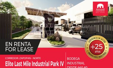 Renta de Bodega Industrial 660.40 m² | ELITE LAST MILE INDUSTRIAL PARK IV | El Salto