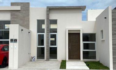 Pre Venta Casa de 1 nivel, cocina semi integral, 2 recamaras, 2 baños, closet, 1 cochera,Fracc. Cerrado