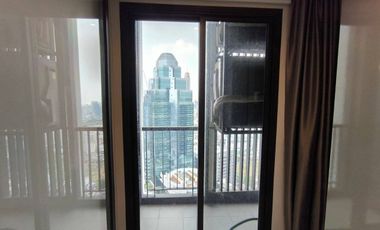 Condo for sale, Life One Wireless, fully furnished, ready to move in, 35 square meters, 1 bed plus, 39th floor