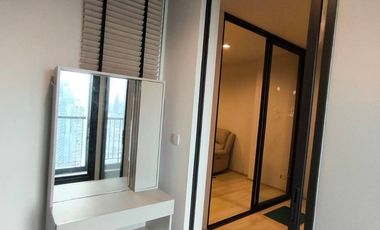 Condo for sale, Life One Wireless, fully furnished, ready to move in, 35 square meters, 1 bed plus, 39th floor