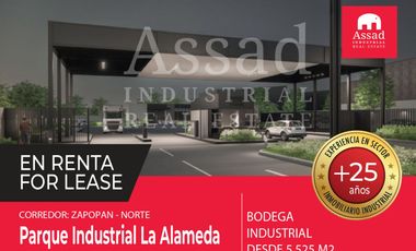 Naves Industriales en renta en Tlajomulco de Zúñiga, La Alameda
